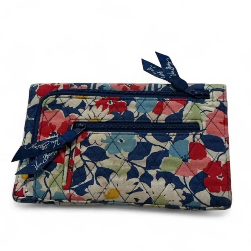 Vera Bradley Floral Wallet Womens OS Multicolor Quilted